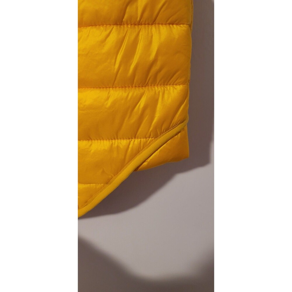 JoyLab Womens L Orange Quilted Puffer Vest Lightweight Zip Front Sleeveless - Picture 4 of 7